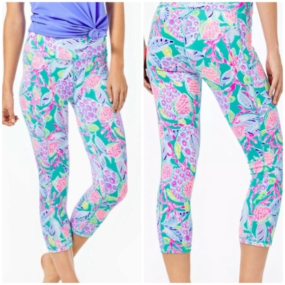 Lilly Pulitzer Pants - Lily Pulitzer Luxletic 24" Weekender High Rise Midi Legging